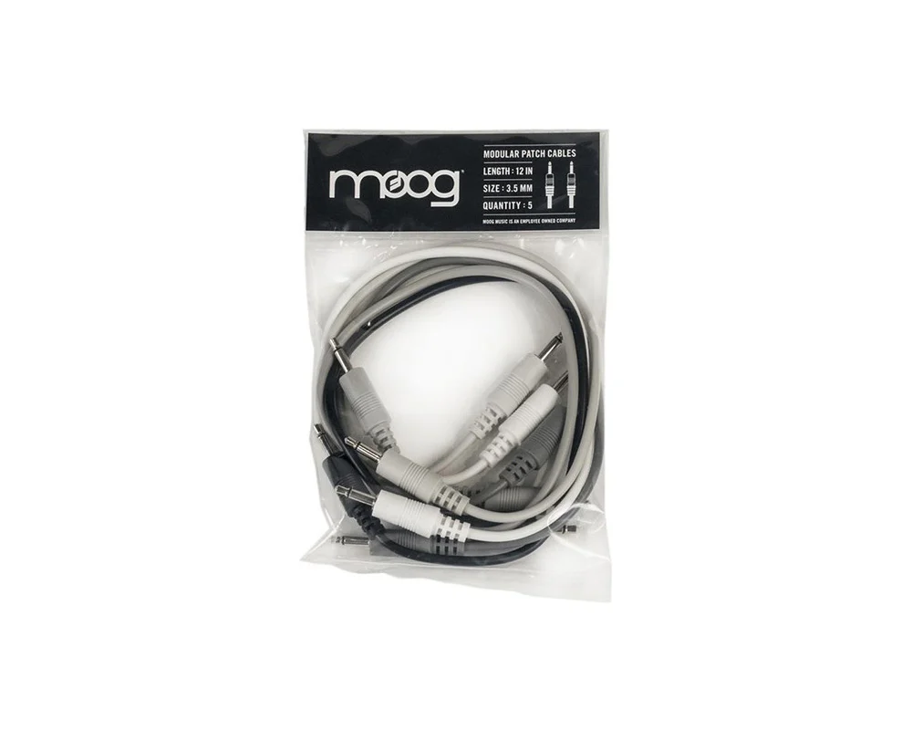 Moog 5 x 12" Cables For Semi Modular Synths
