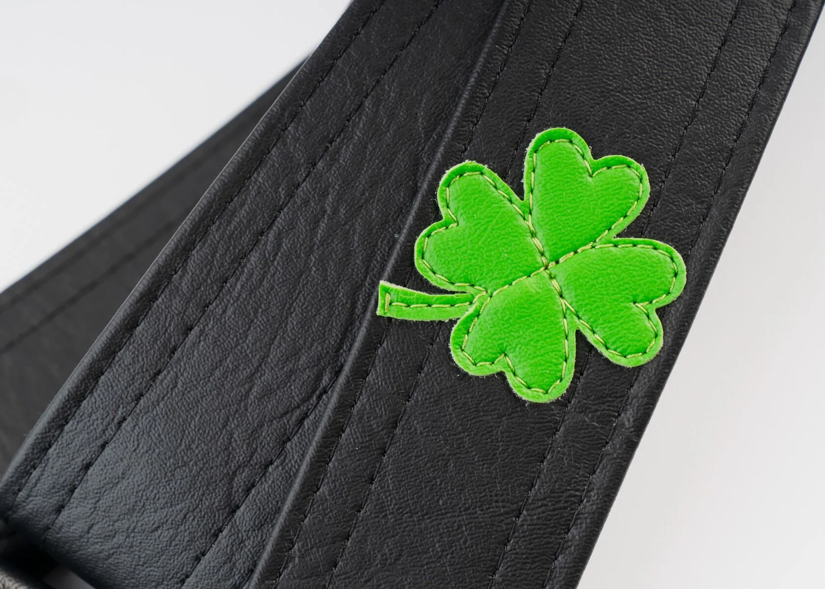Couch Straps Shamrock 4 Leaf Clover Guitar Strap - Image 2