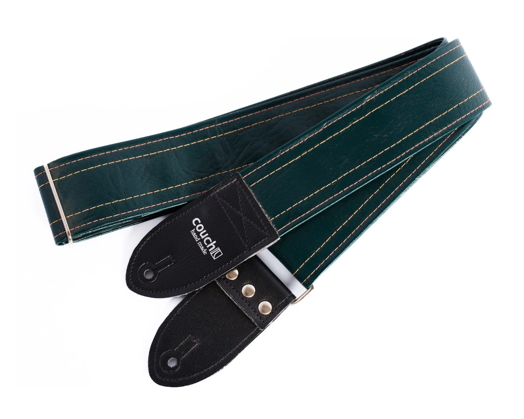 Couch Straps Vintage Sapphire Green Cadillac Sunburst Guitar Strap
