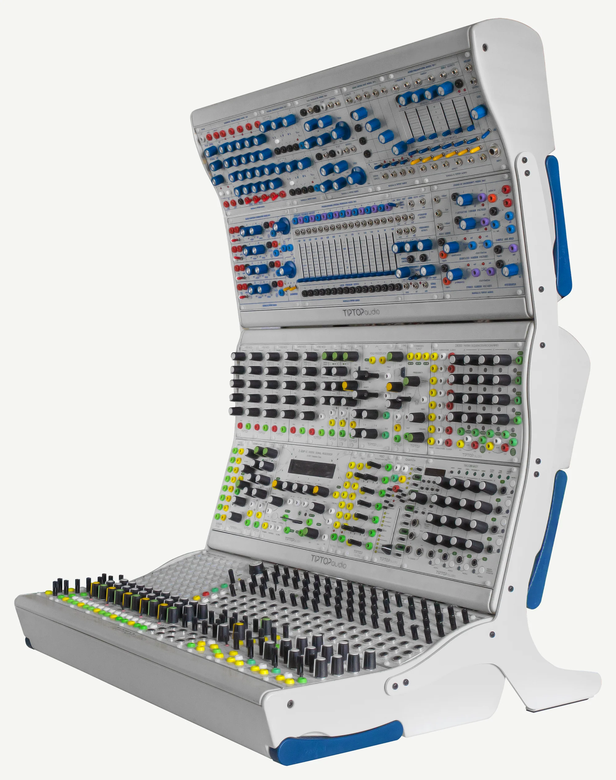 Tiptop Audio Mantis 3 Tier Studio Brackets Kit - White - Image 4