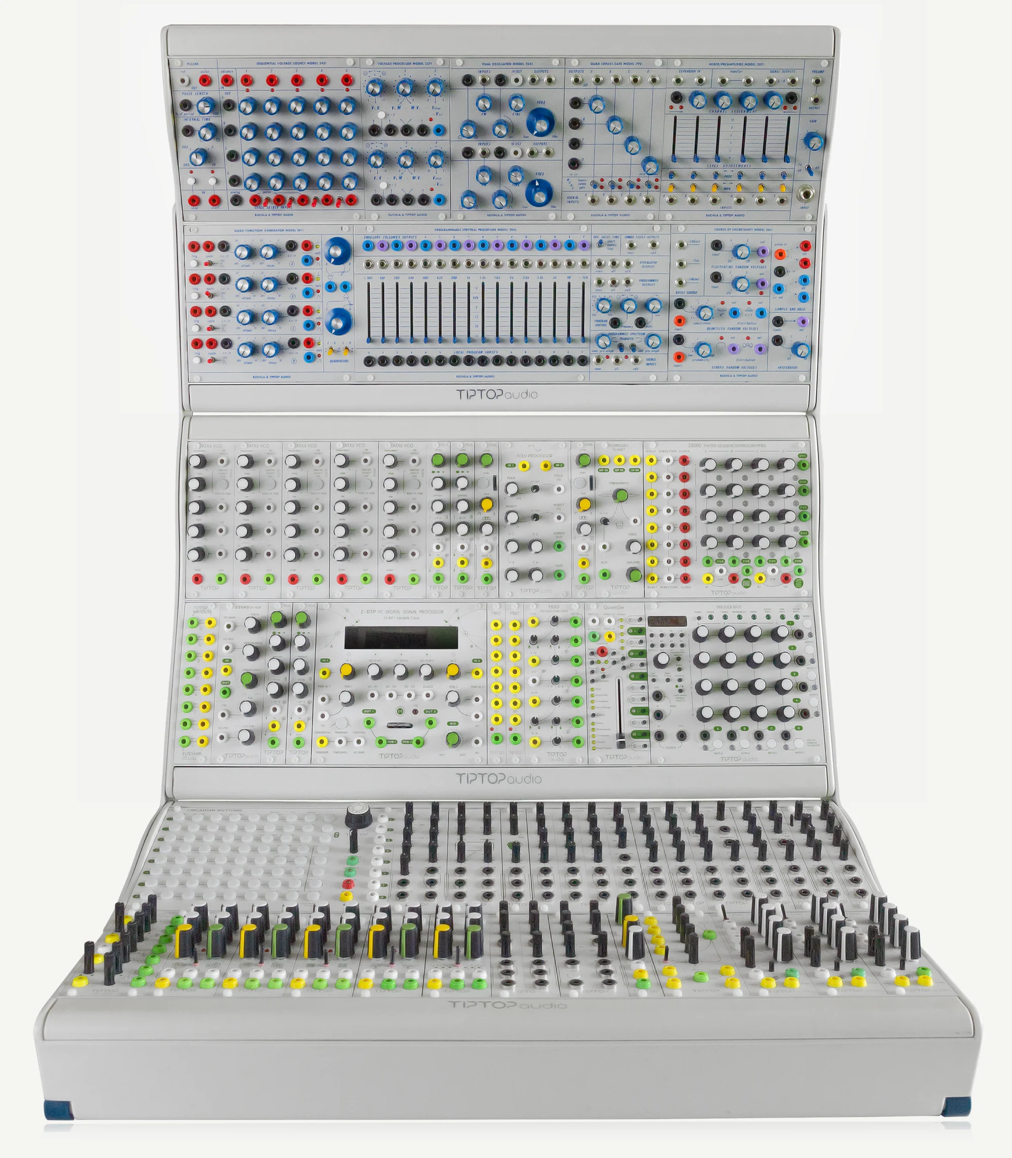 Tiptop Audio Mantis 3 Tier Studio Brackets Kit - White - Image 5