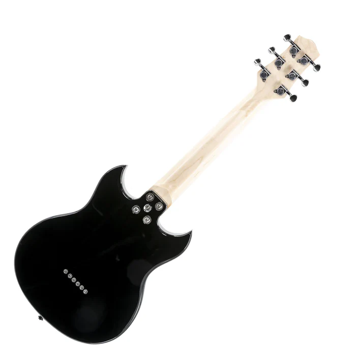 B Stock VOX SDC-1-BL Mini Electric Guitar - Black - Image 2