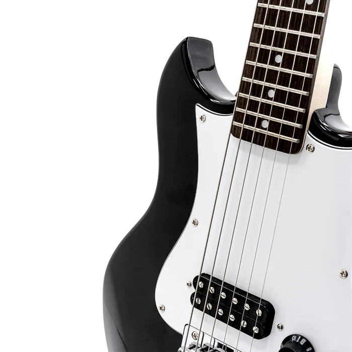 B Stock VOX SDC-1-BL Mini Electric Guitar - Black - Image 4
