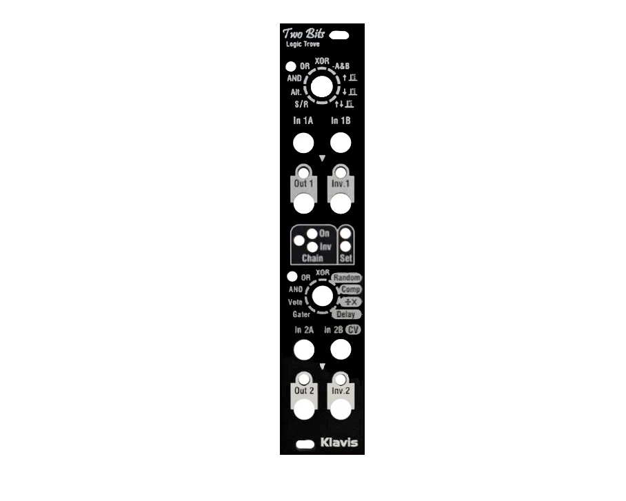 Klavis Panel - Two Bits - Black