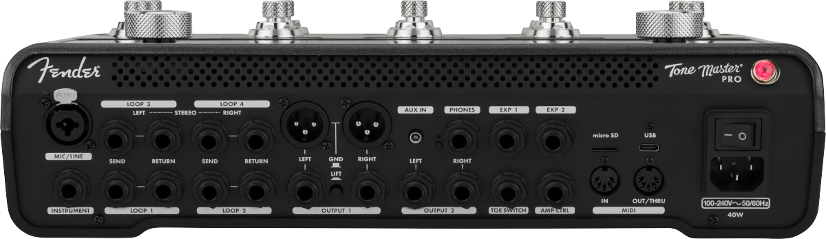 Fender Tone Master Pro Multi Effects Guitar Workstation - Image 3