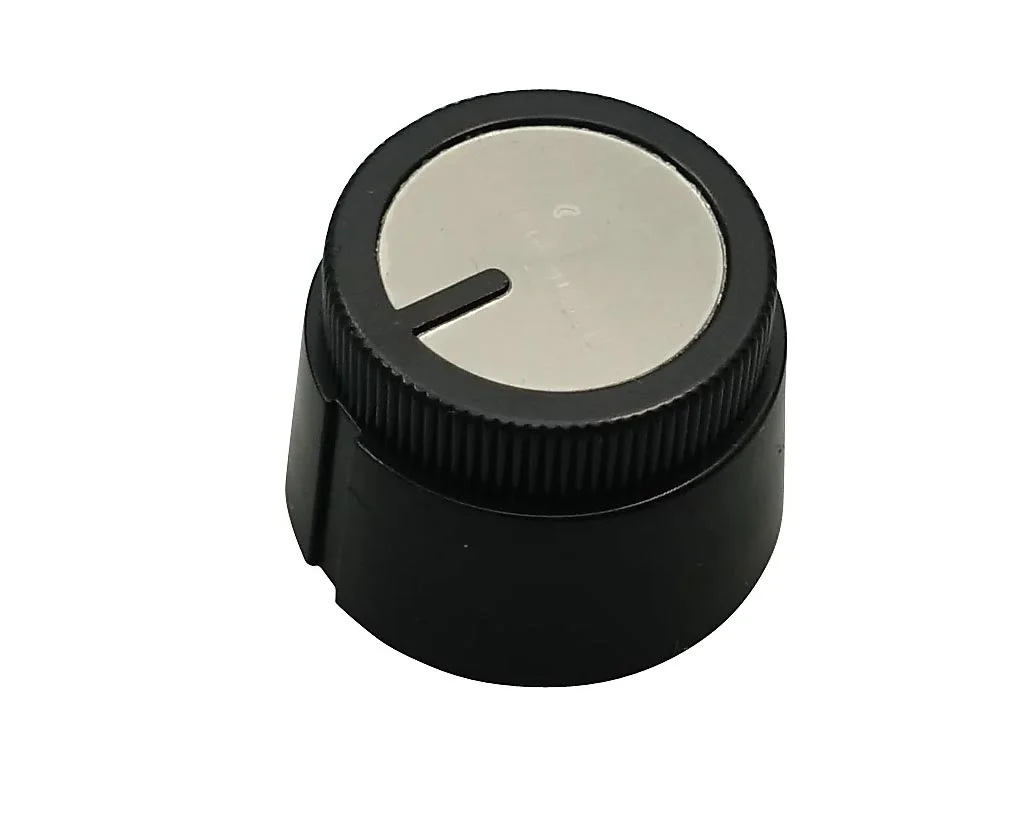 Ibanez 15.5mm Knob - Black & Silver To Suit TS9 Pedal