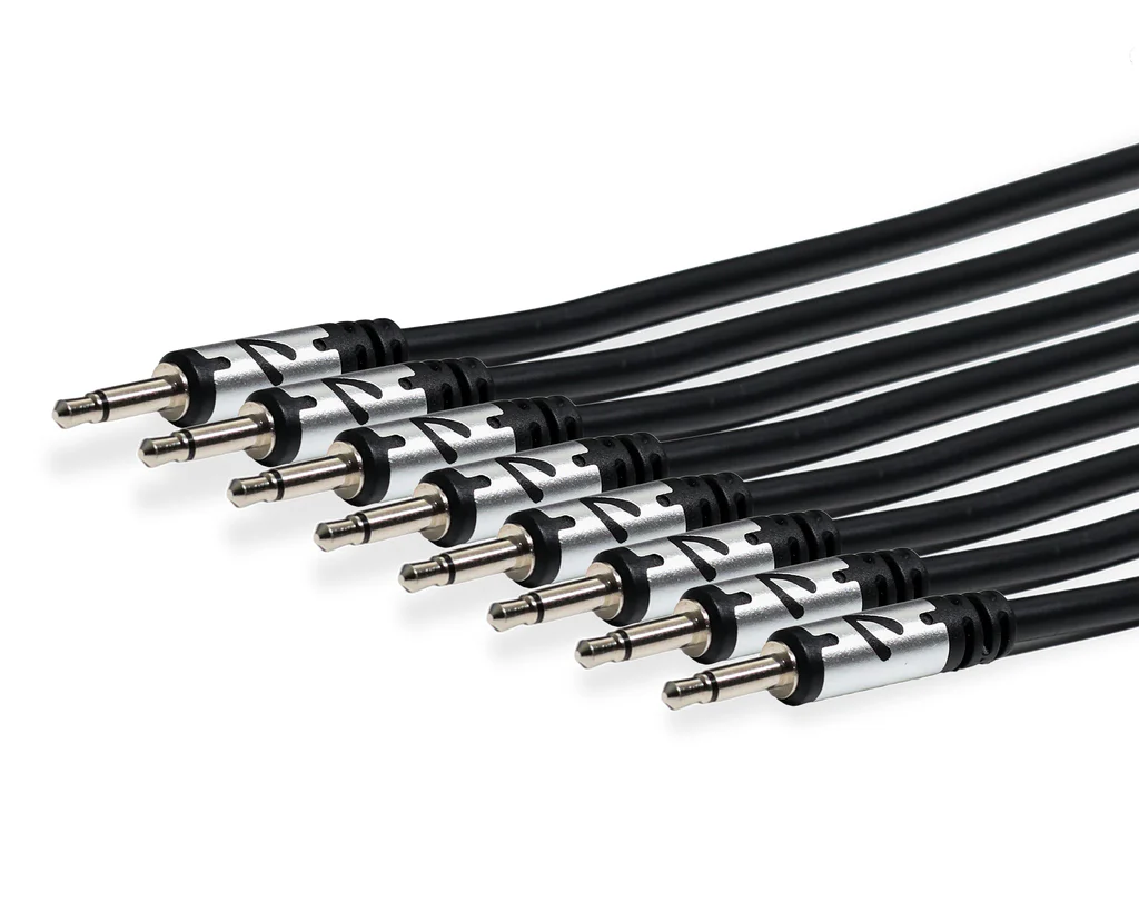 Joranalogue 15cm Patch Cable 8-Pack - Black