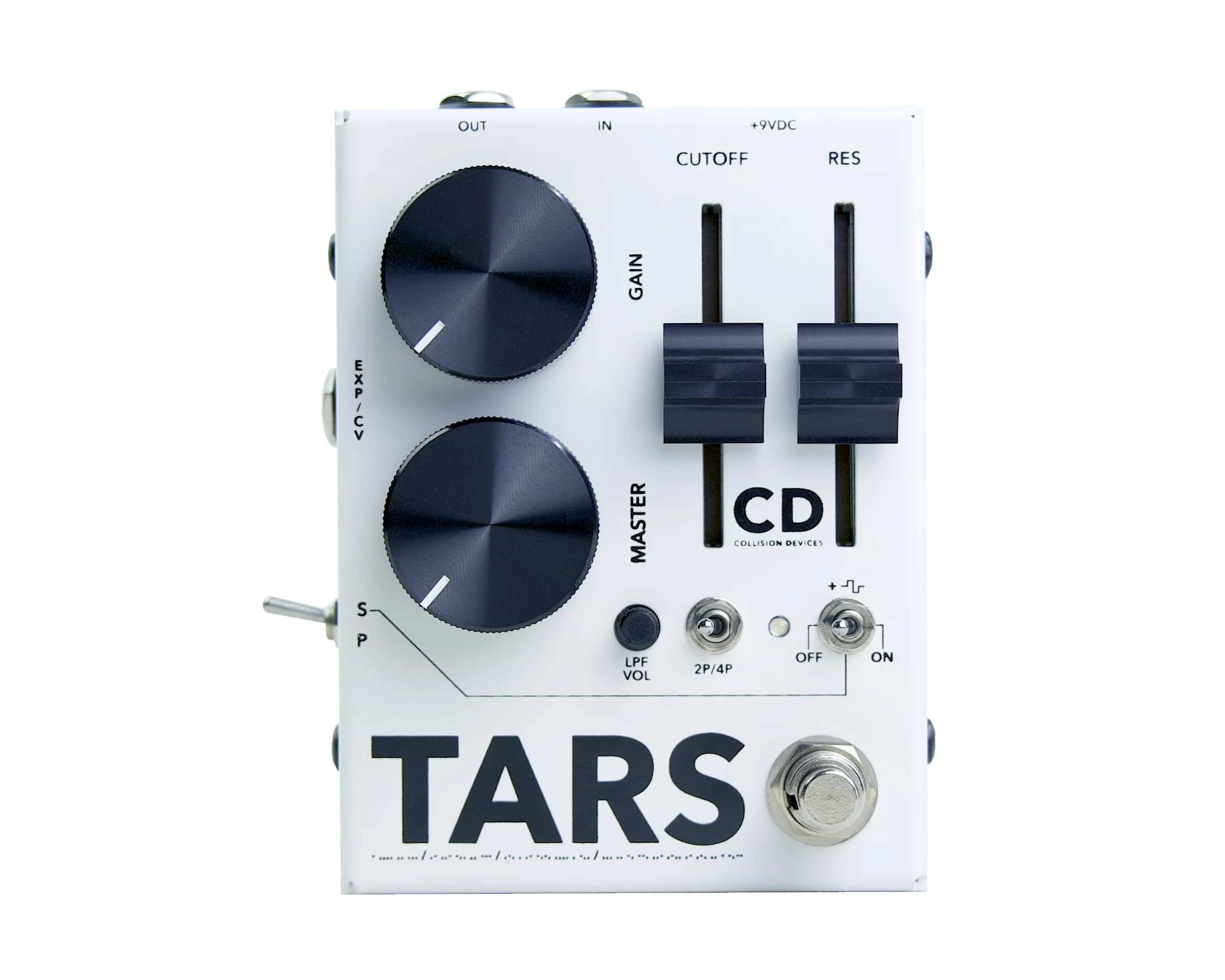 Collision Devices Tars Fuzz Filter - White w/Black Knobs