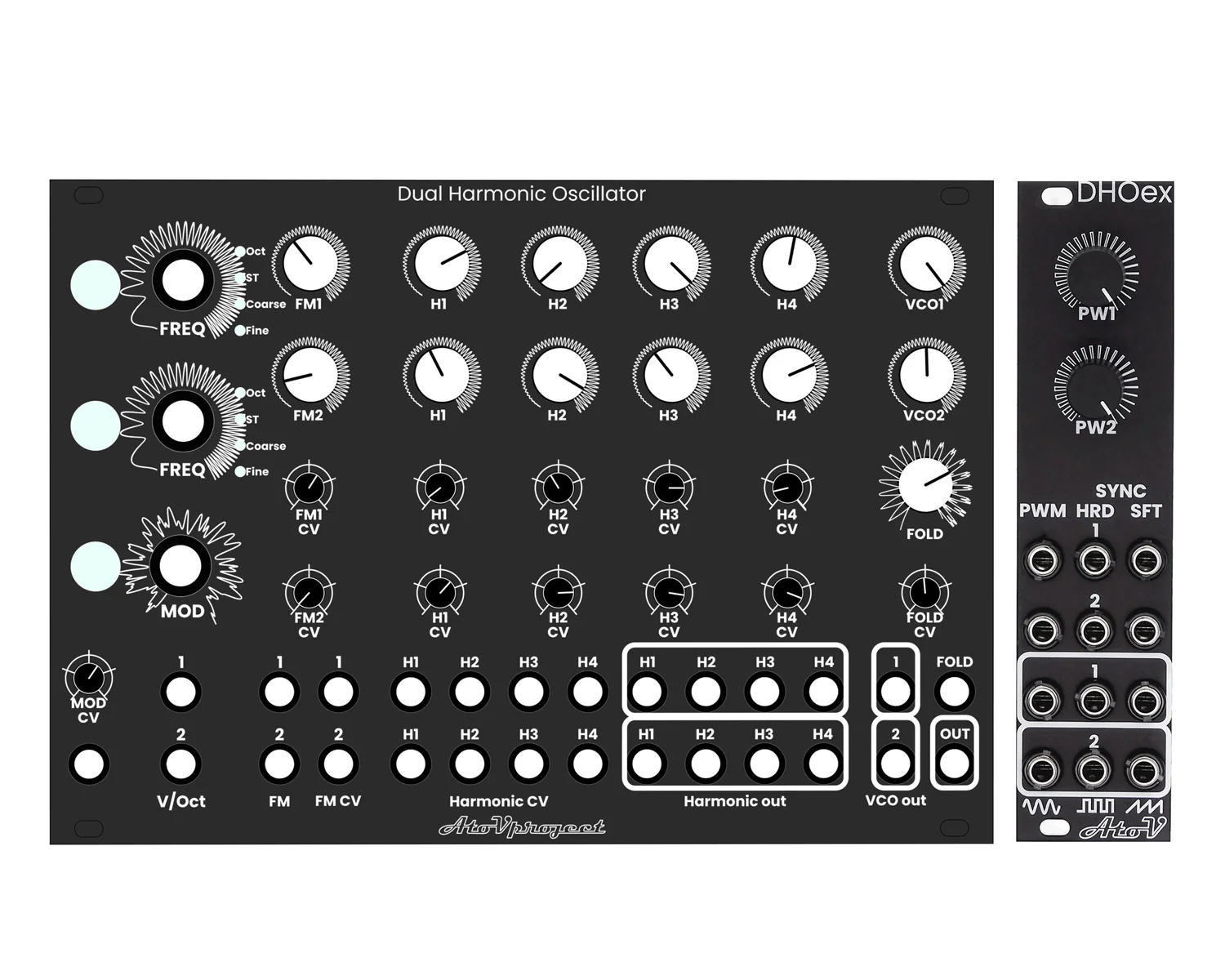AtoVProject Dual Harmonic Oscillator - Black - Image 3