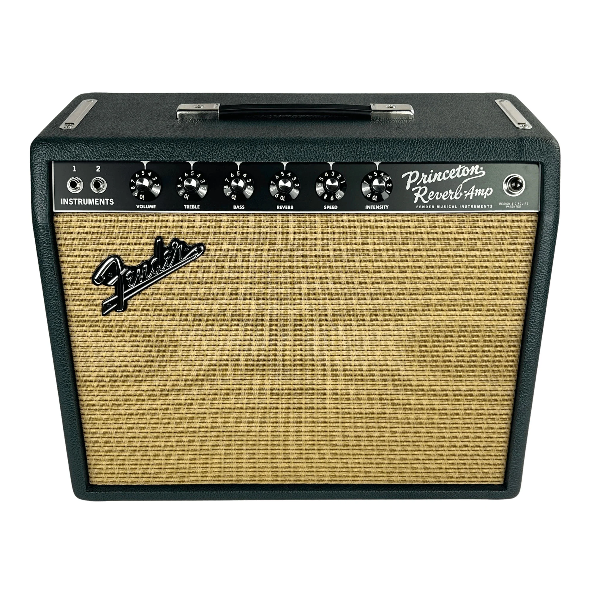 Fender 65 Princeton Reverb - British Racing Green/Wheat