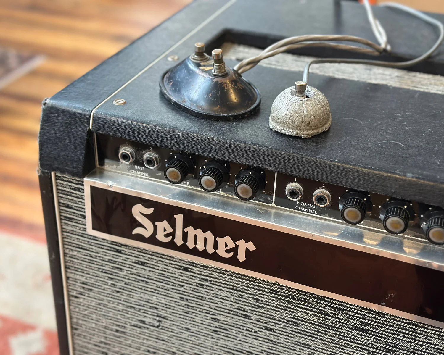 1960s Selmer Treble N' Bass 50 Leslie Model 16 2x12" Combo Amplifier - Image 2