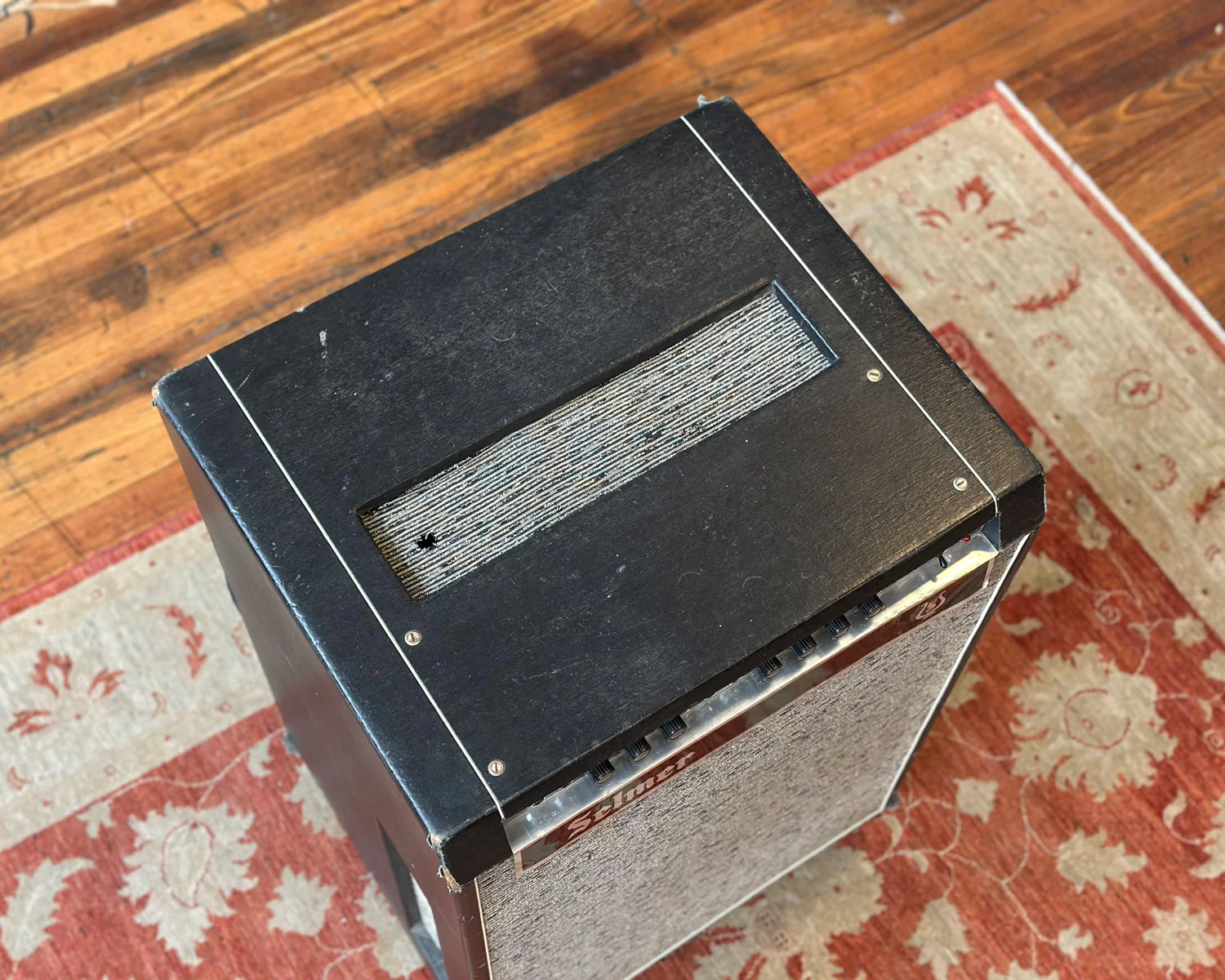 1960s Selmer Treble N' Bass 50 Leslie Model 16 2x12" Combo Amplifier - Image 5