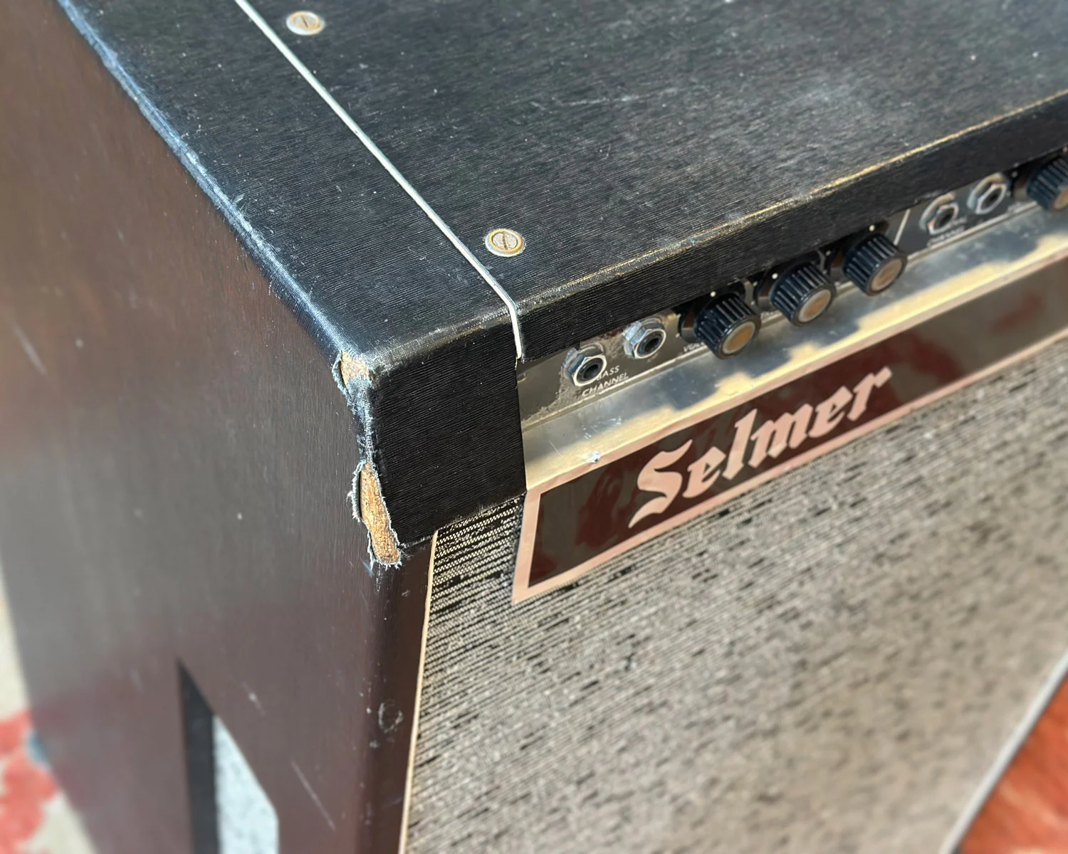 1960s Selmer Treble N' Bass 50 Leslie Model 16 2x12" Combo Amplifier - Image 6