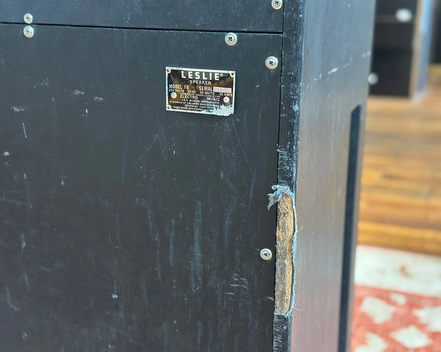 1960s Selmer Treble N' Bass 50 Leslie Model 16 2x12" Combo Amplifier - Image 7
