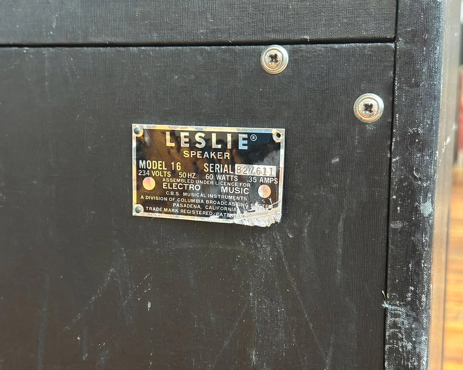 1960s Selmer Treble N' Bass 50 Leslie Model 16 2x12" Combo Amplifier - Image 8