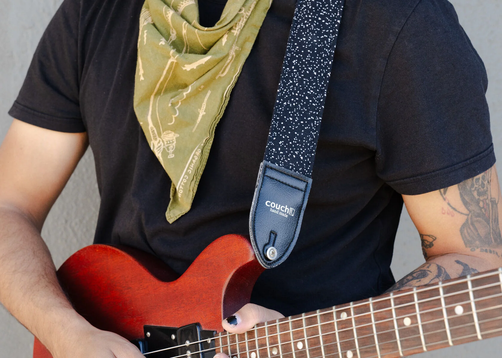 Couch Straps Minimalist Cosmos Galaxy Stars Guitar Strap - Image 6