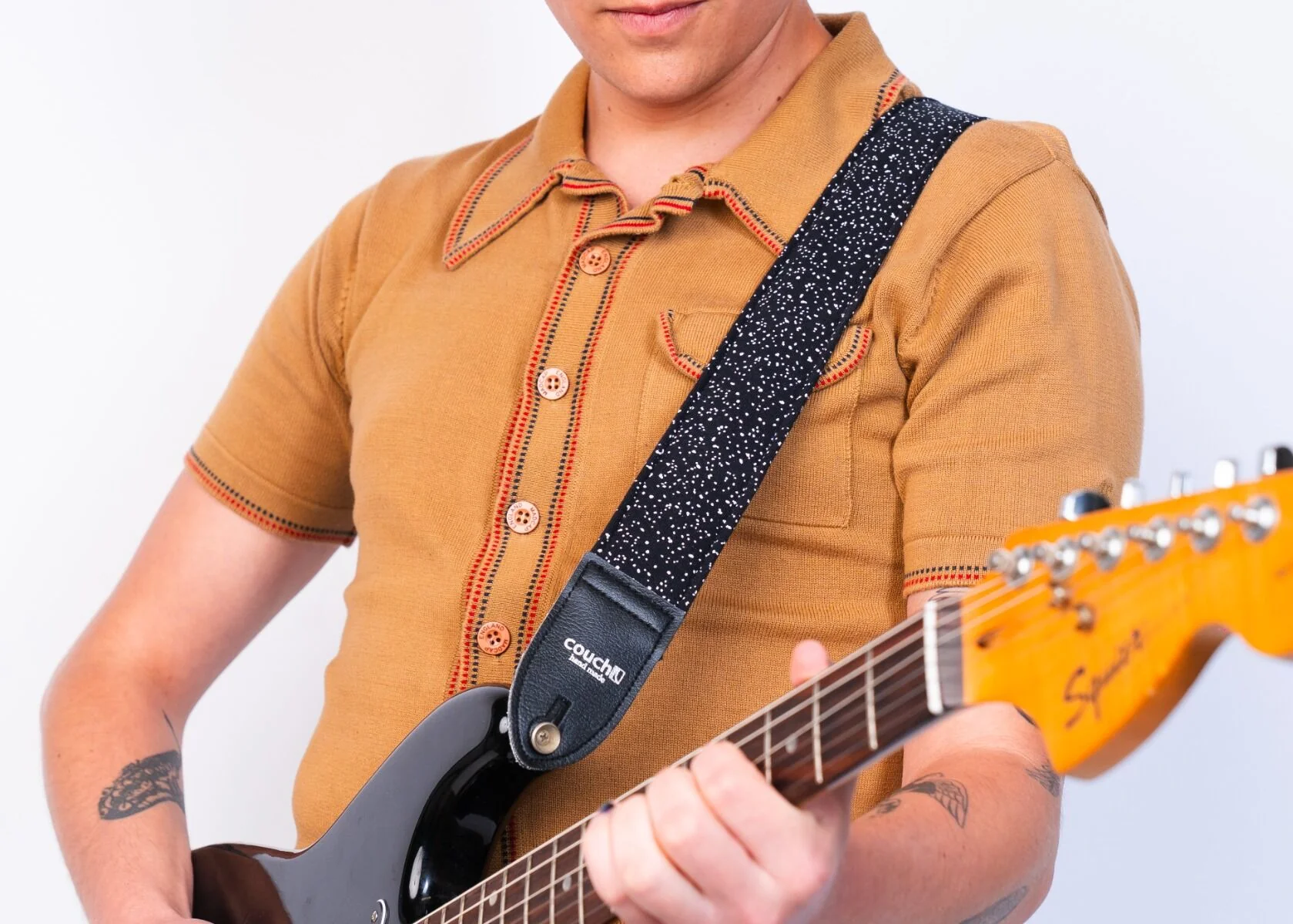 Couch Straps Minimalist Cosmos Galaxy Stars Guitar Strap - Image 7