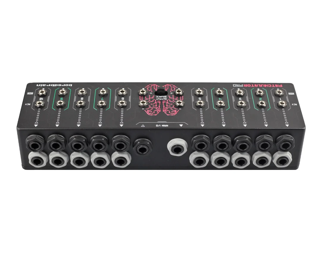 BoredBrain Patchulator Pro 10-Channel Pro Mini FX Patchbay
