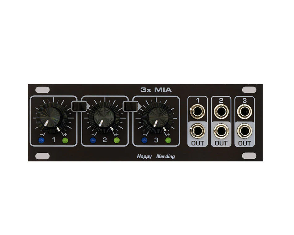 Happy Nerding 3xMIA 1U - Black