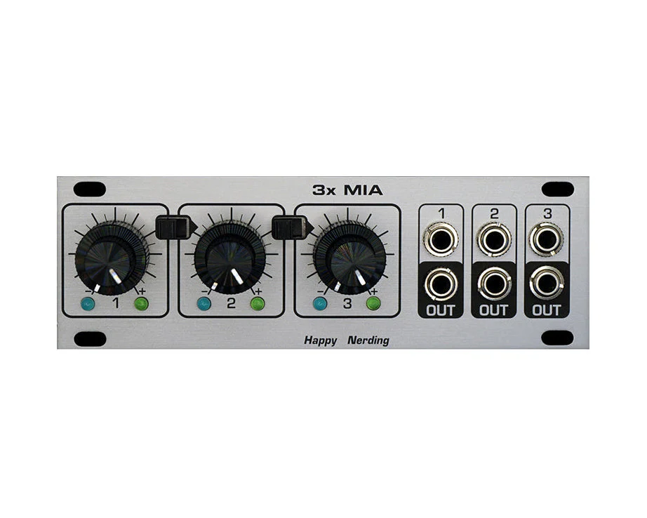 Happy Nerding 3xMIA 1U - Silver