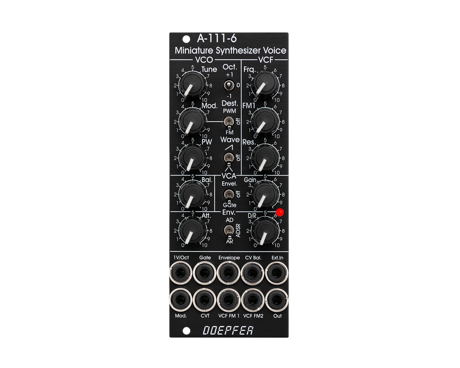 Doepfer A-111-6v Miniature Synthesizer Slim Line Eurorack Module