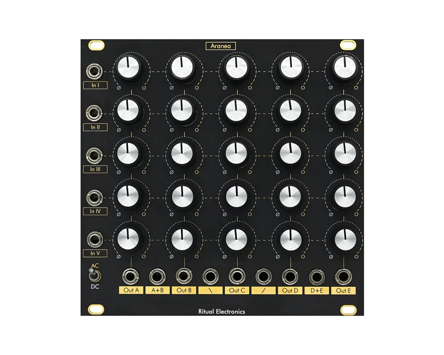 Ritual Electronics Aranea 5x5 Matrix Mixer