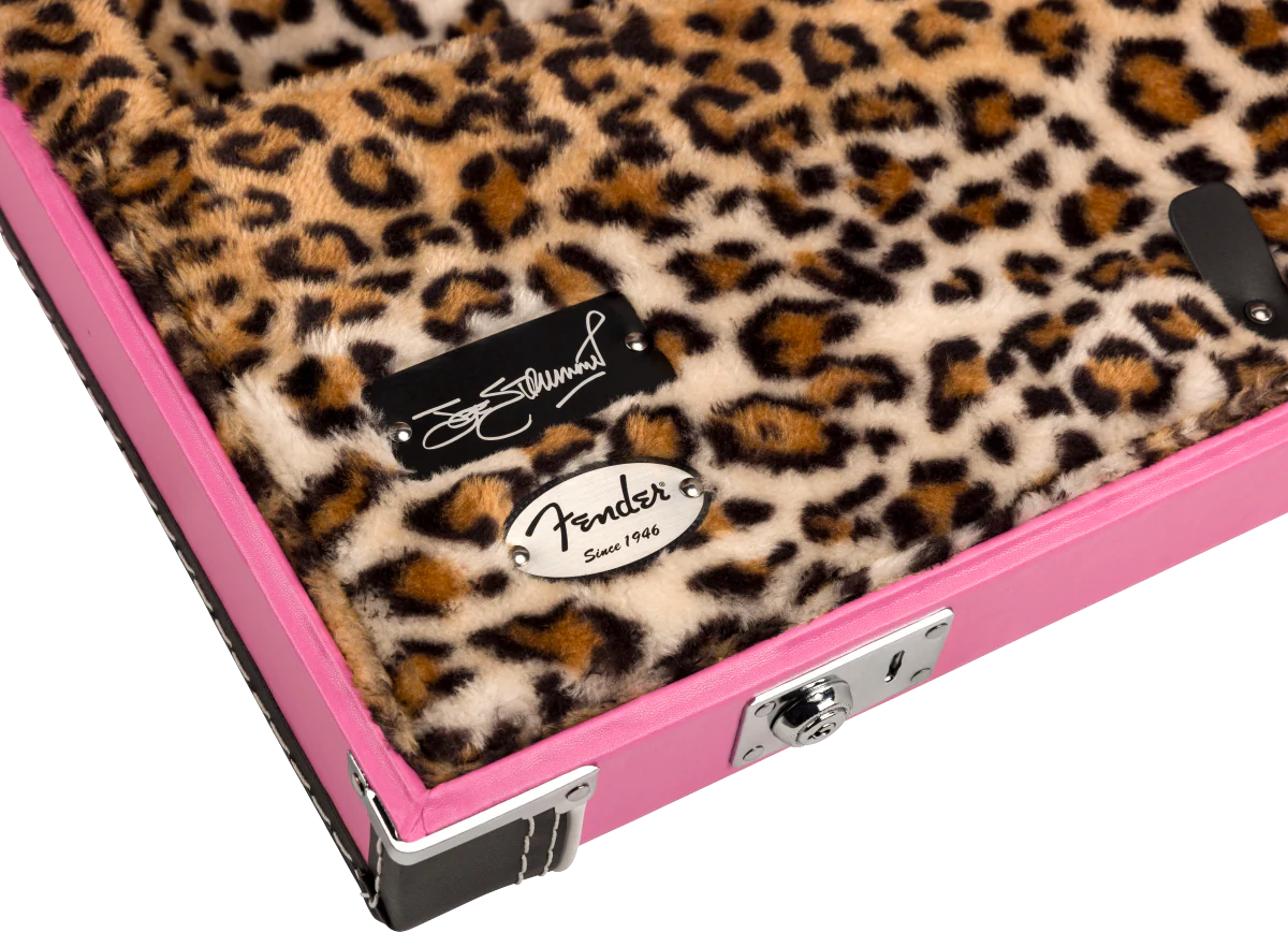 Fender Joe Strummer Strat/Tele Case - Pink Leopard - Image 6