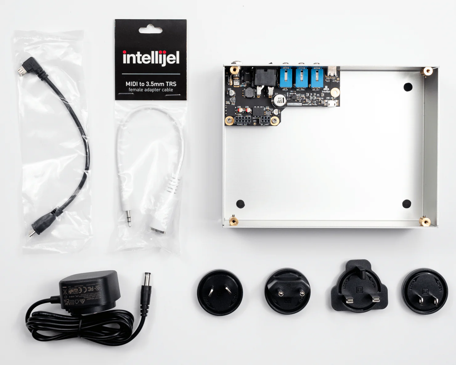 Intellijel Metropolix Solo Kit Desktop Multitrack MIDI and CV Musical Sequencer