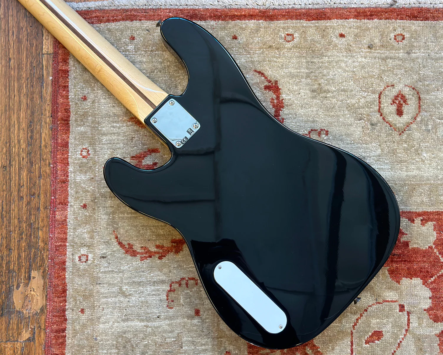 2013 Fender Cabronita Precision Bass - Tuxedo Black - Image 4