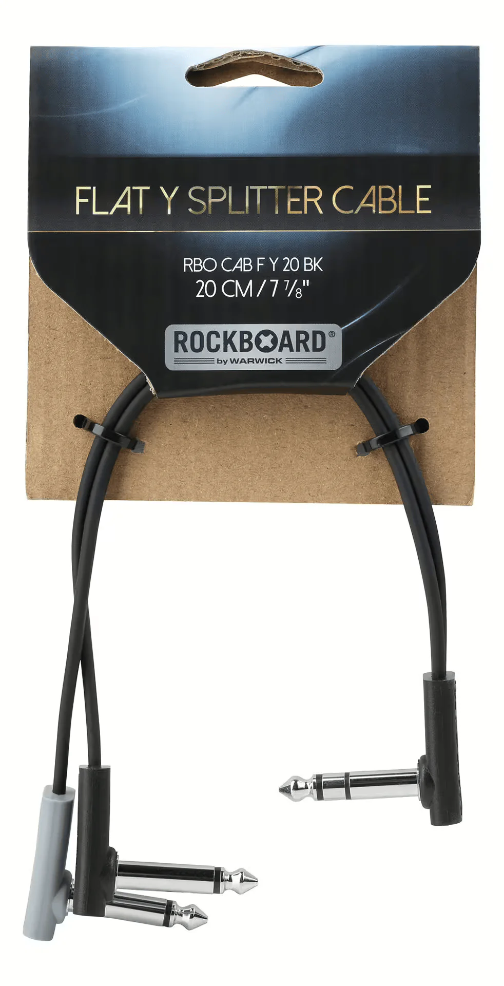 Warwick RockBoard Flat Y-Splitter Cable 20cm - Image 2