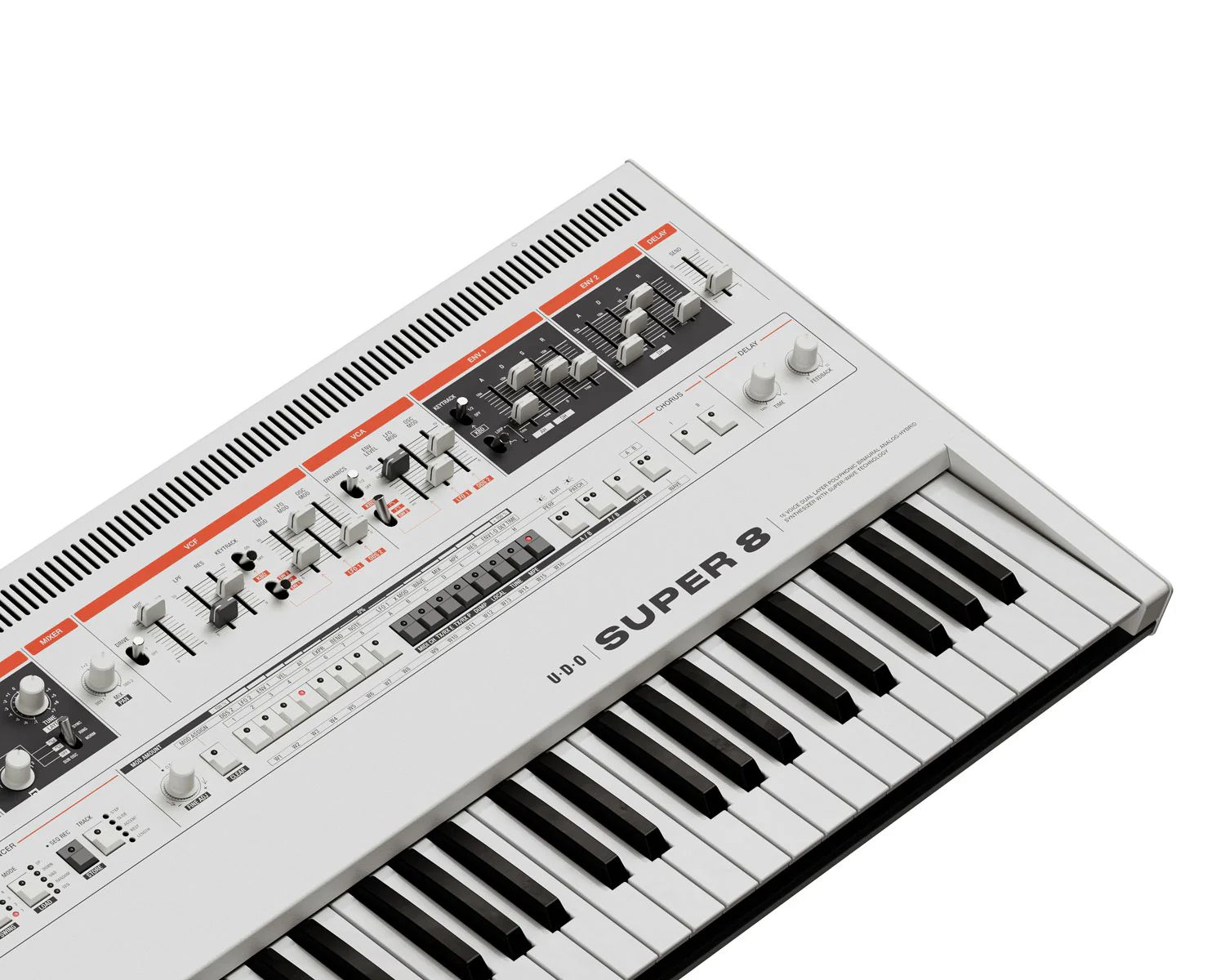 UDO Super 8 16-Voice Polyphonic Bi-Timbral Analogue-Hybrid Performance Synthesizer - Image 2
