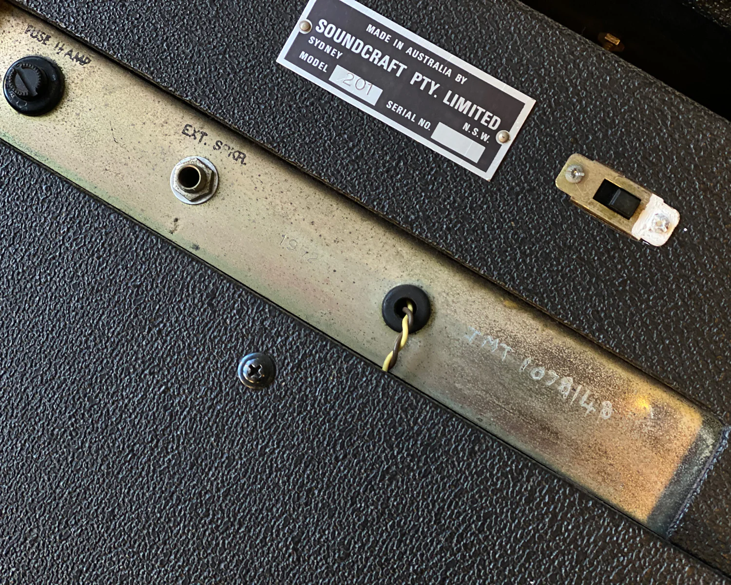 Vintage Vadis 201 1x12" Valve Combo Amplifier - Made in Australia - Image 6