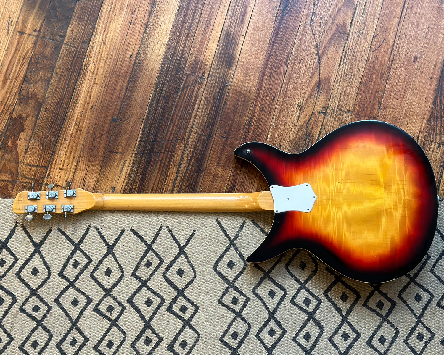 1960s Guyatone SG42T - R*ckenbacker Style Hollowbody - Made in Japan - Image 6