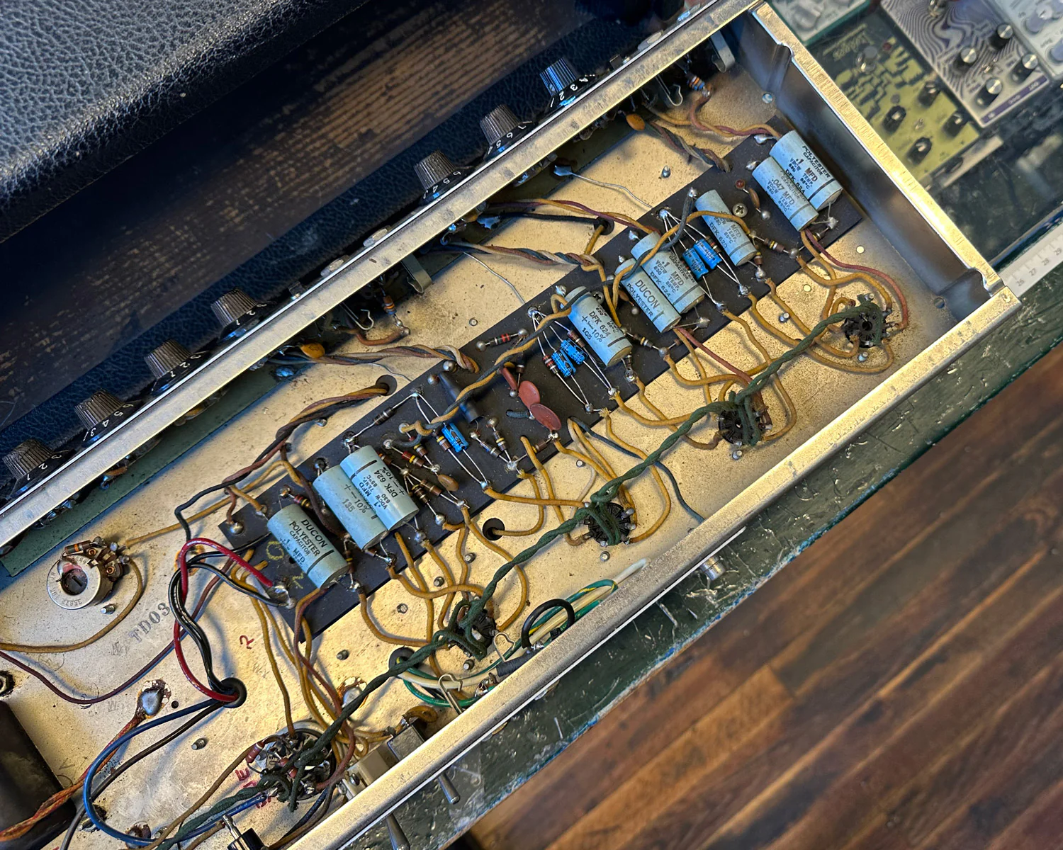 1965 Fender Bandmaster - Blackface (Original Export Model - 240v) - Image 14