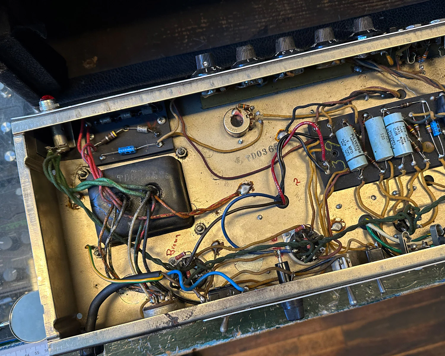1965 Fender Bandmaster - Blackface (Original Export Model - 240v) - Image 15