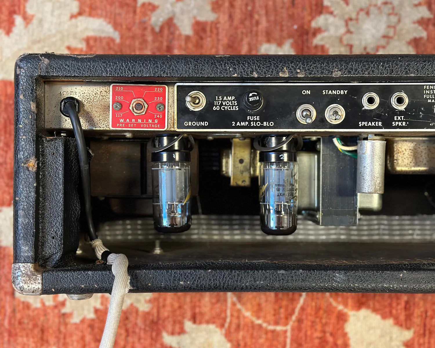 1965 Fender Bandmaster - Blackface (Original Export Model - 240v) - Image 4