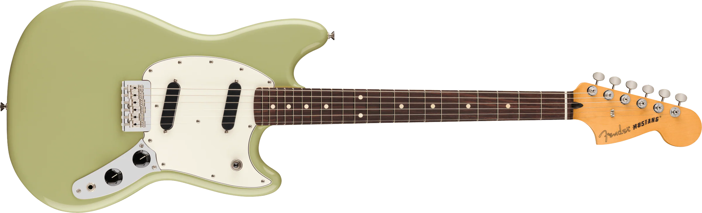Fender Player II Mustang Rosewood Fingerboard - Birch Green - Image 4