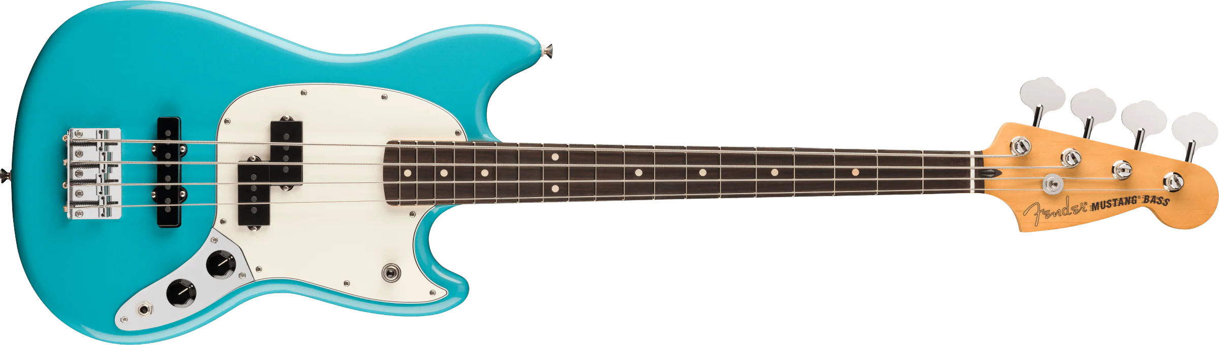 Fender Player II Mustang Bass PJ - Aquatone Blue - Image 4