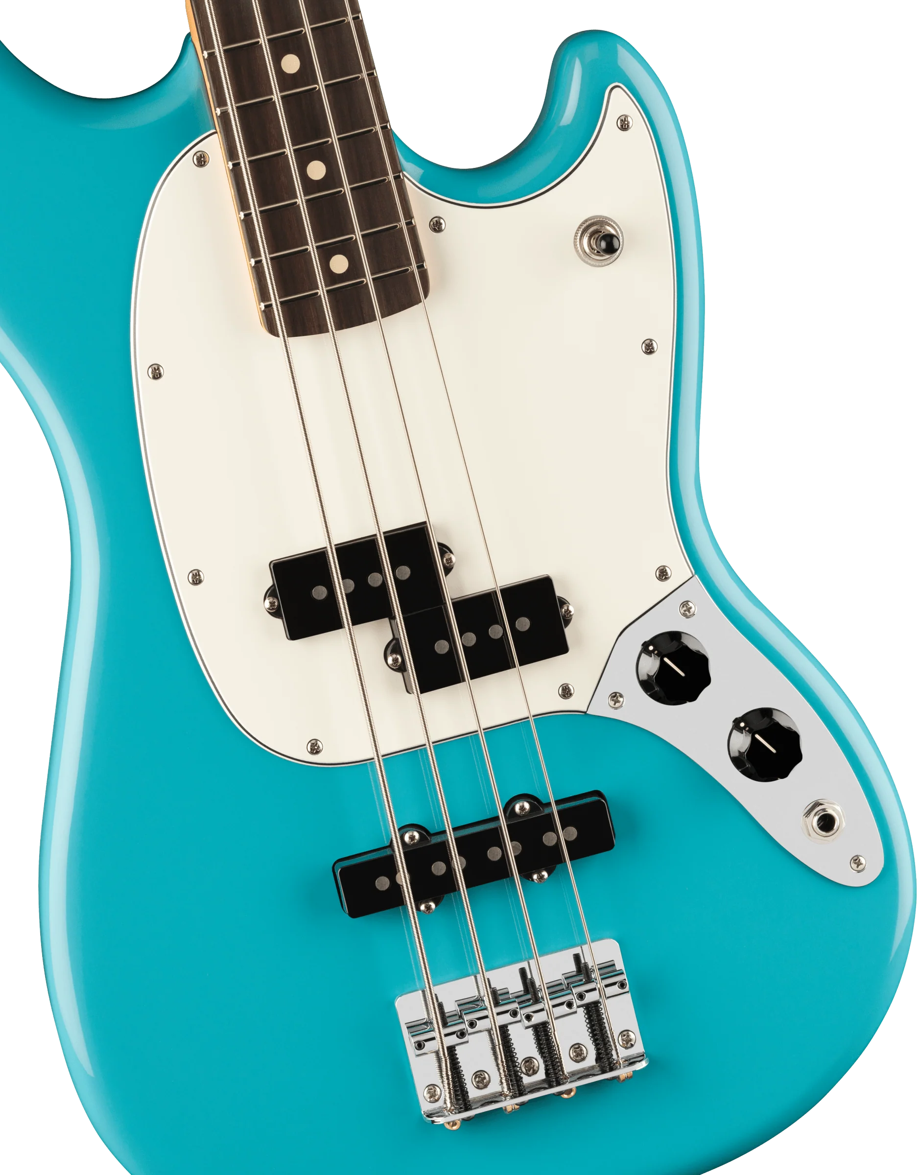 Fender Player II Mustang Bass PJ - Aquatone Blue - Image 6