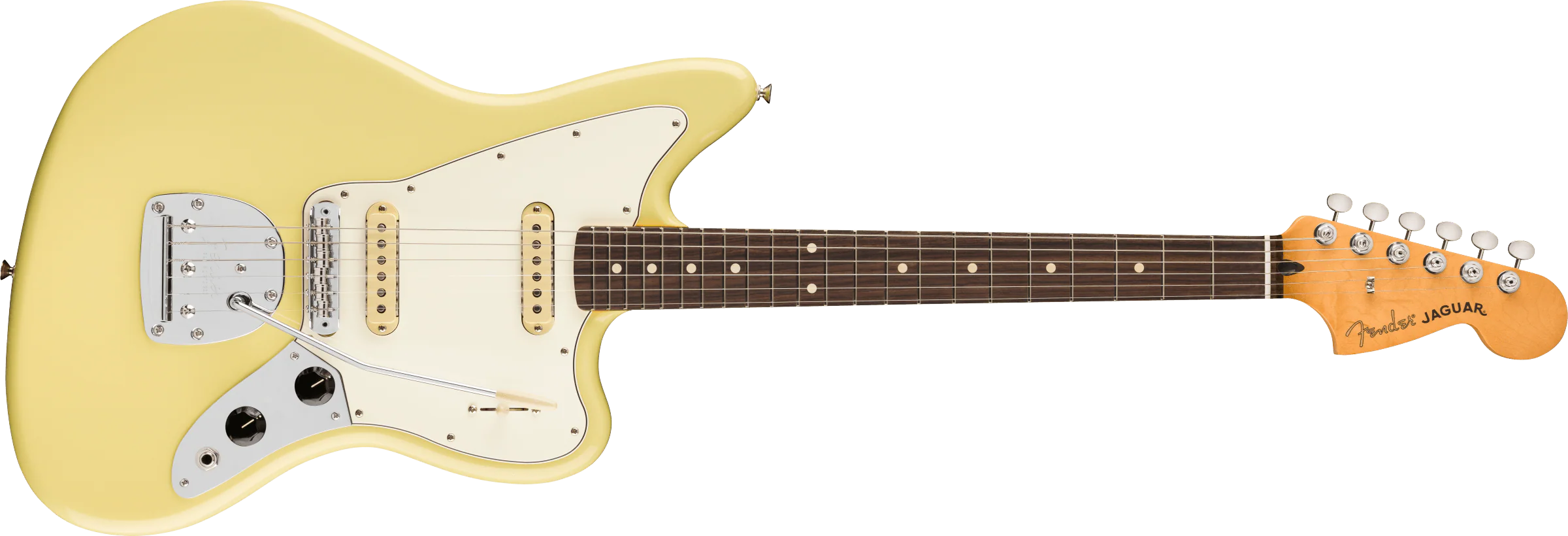Fender Player II Jaguar - Hialeah Yellow - Image 4