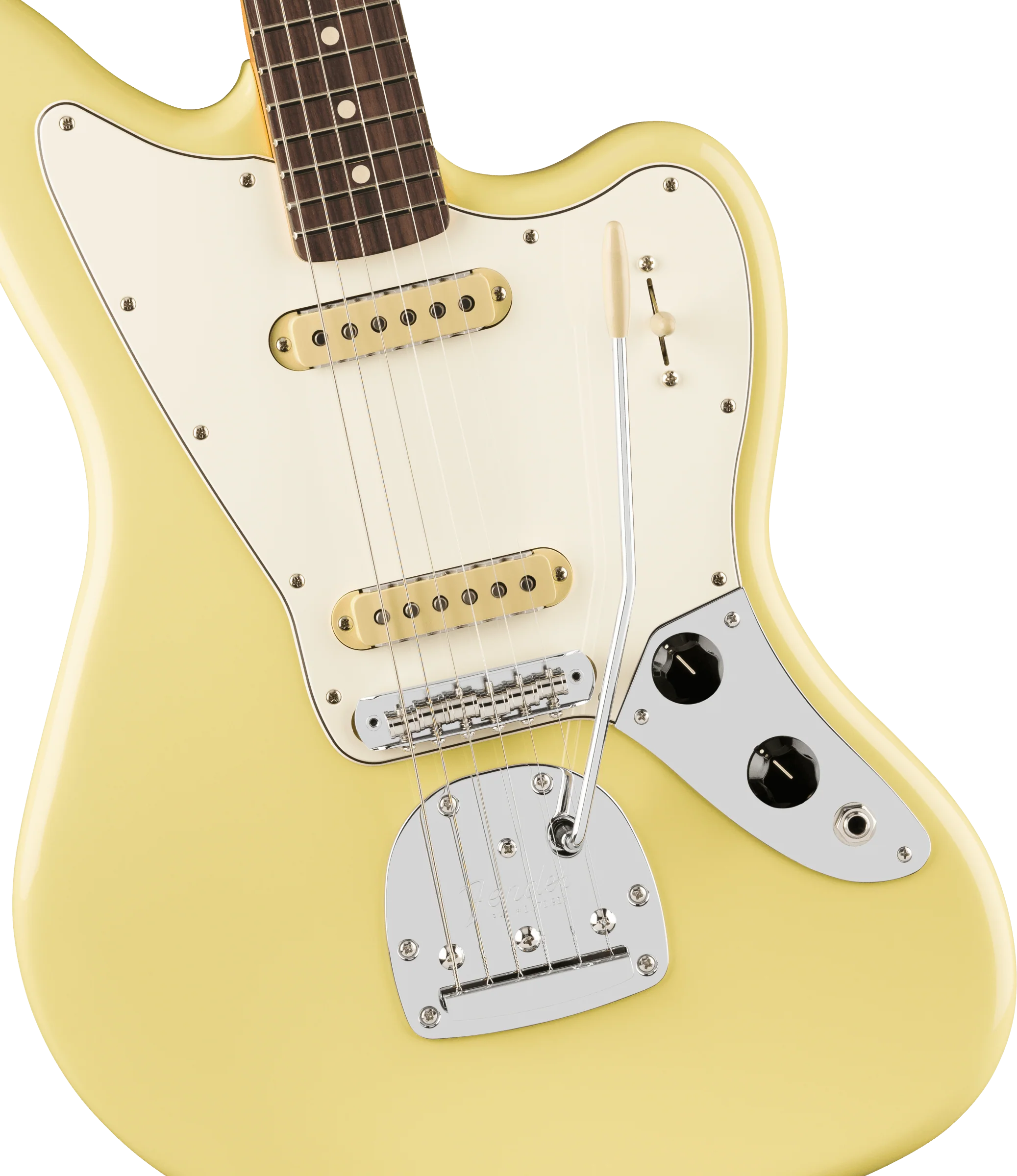 Fender Player II Jaguar - Hialeah Yellow - Image 6