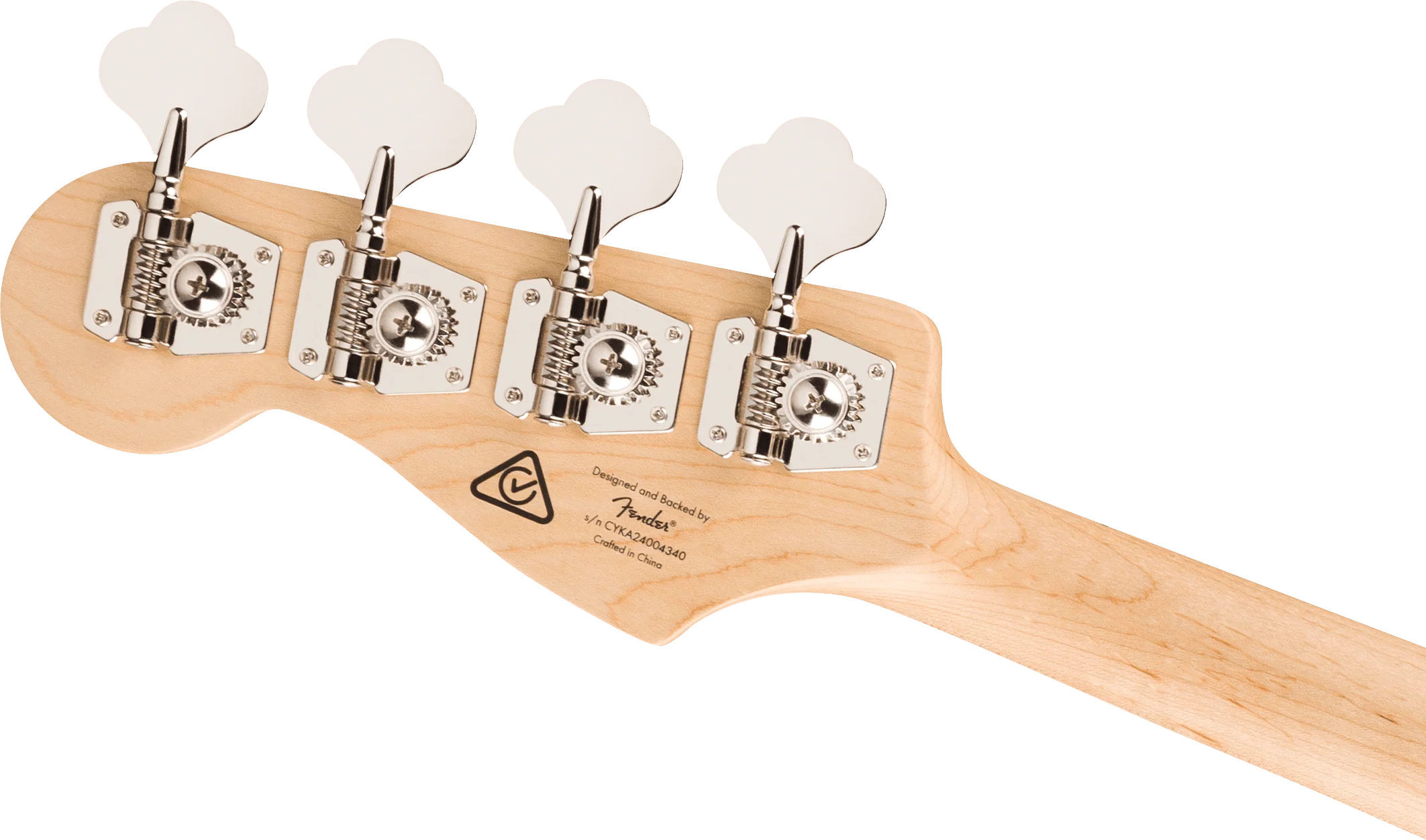 Fender Squier Affinity Series Active Jazz Bass - Olympic White - Image 4