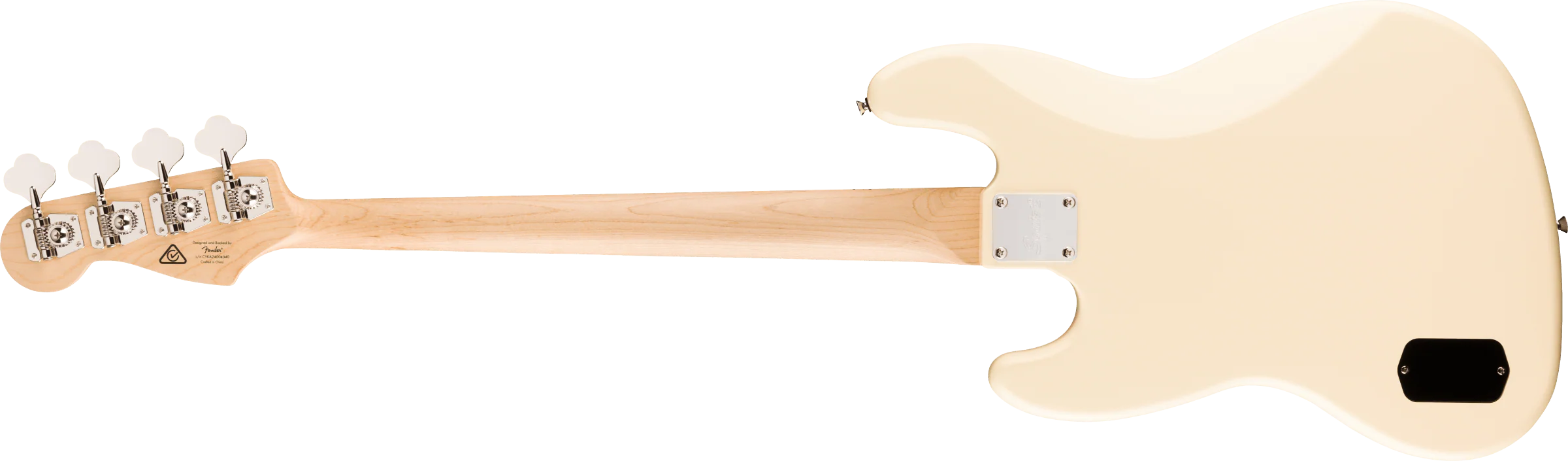 Fender Squier Affinity Series Active Jazz Bass - Olympic White - Image 5