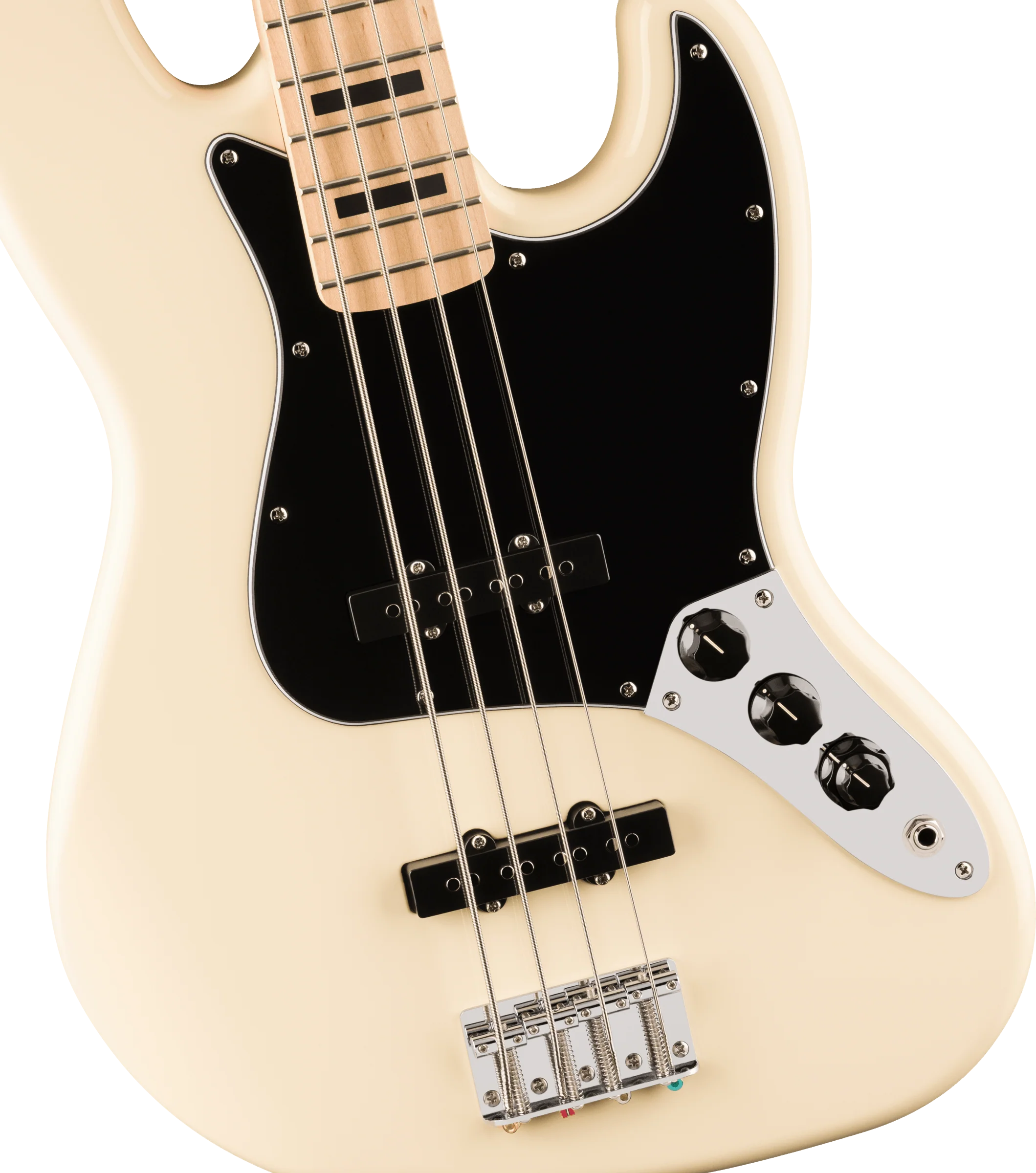 Fender Squier Affinity Series Active Jazz Bass - Olympic White - Image 6