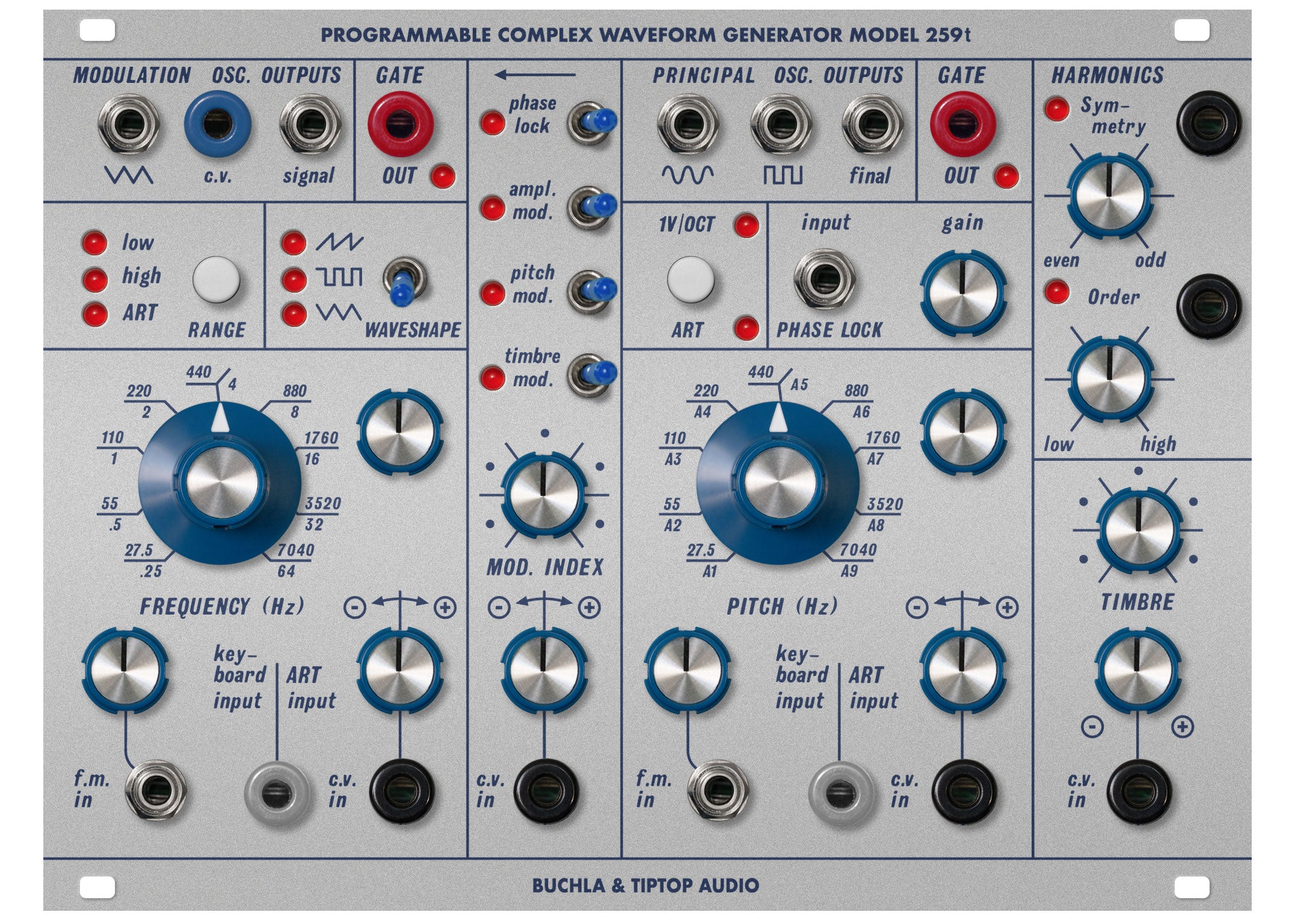 Tiptop Audio Buchla 259t Programmable Complex Waveform Generator