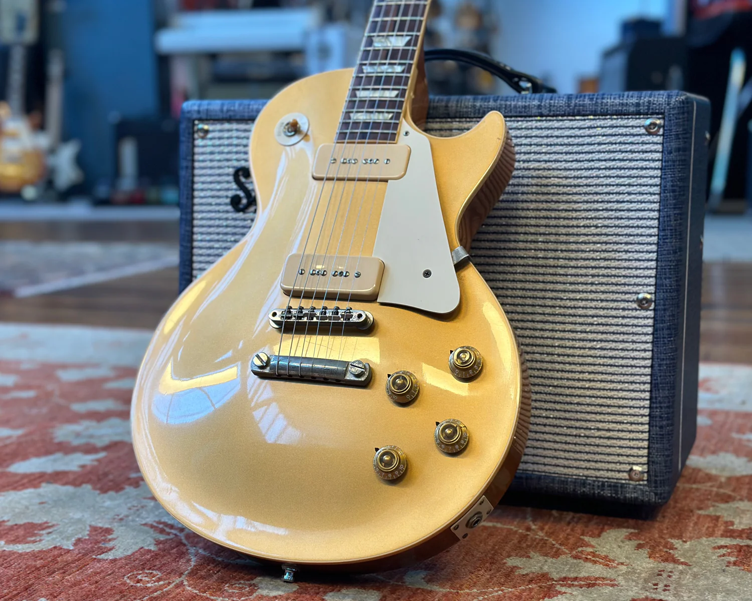 1996 Gibson Custom Shop Historic '56 Les Paul Gold Top Vintage Reissue - R6 w/ OHSC - Image 9