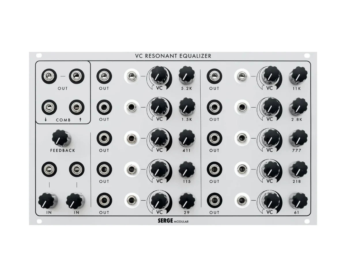 Serge Modular VC Resonant EQ Eurorack Module