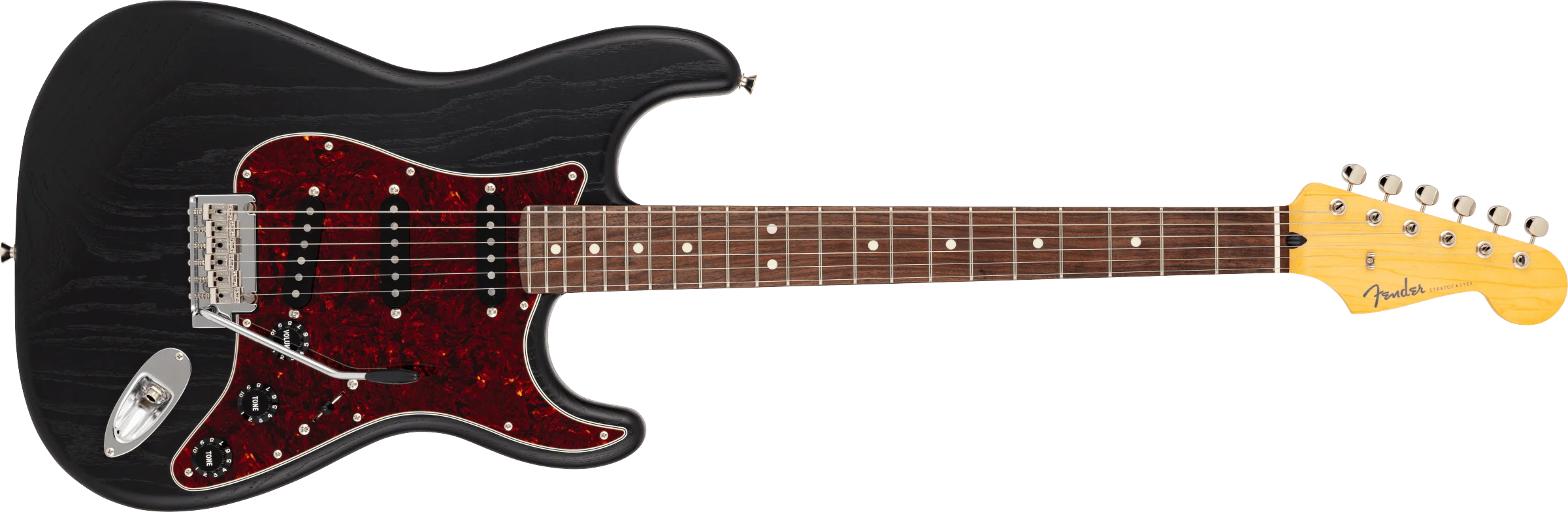 Fender Made in Japan Limited Stratocaster Raw Ash - Black - Image 4