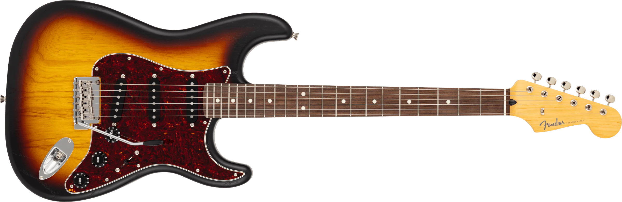 Fender Made in Japan Limited Stratocaster Raw Ash - 3 Colour Sunburst - Image 4
