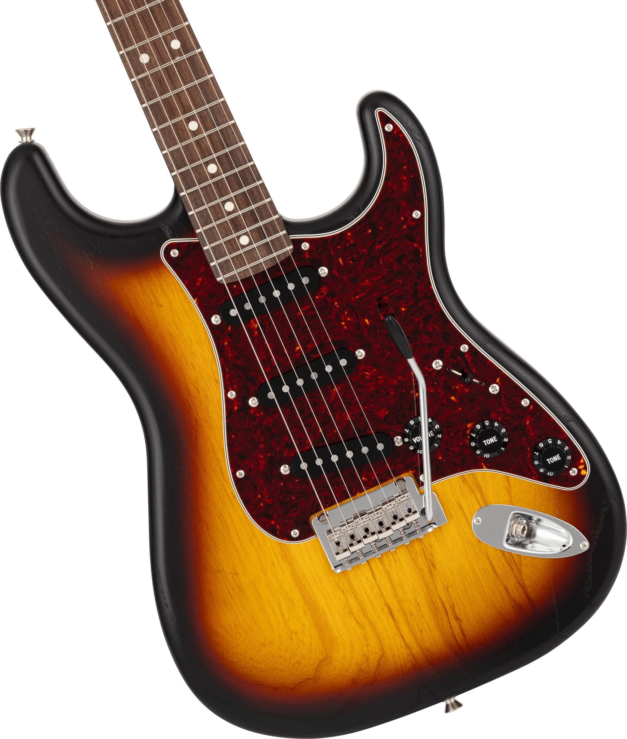 Fender Made in Japan Limited Stratocaster Raw Ash - 3 Colour Sunburst - Image 6